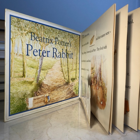 Book Pop-up Beatrix Potter Peter Rabbit Authorised Edition 1991 - Picture 9 of 14